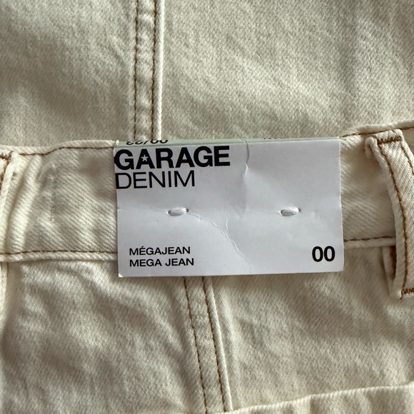 Garage Seamed Wide Leg Mega Jeans NWT Size 00 - Picture 8 of 12